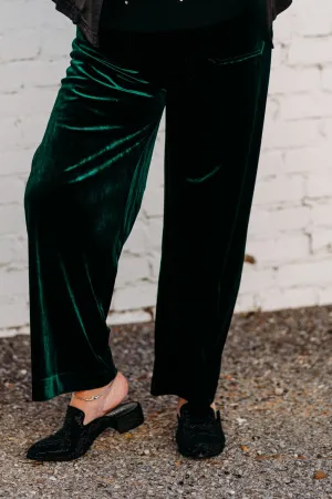 Another Love: Anahi Wide Leg Pants in Clover