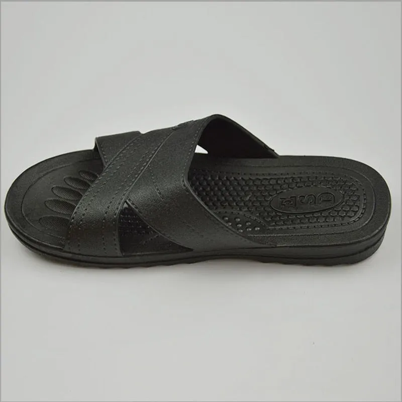 anti-static slippers clean dust-free protective slippers, men and women clean working shoes soft bottom black