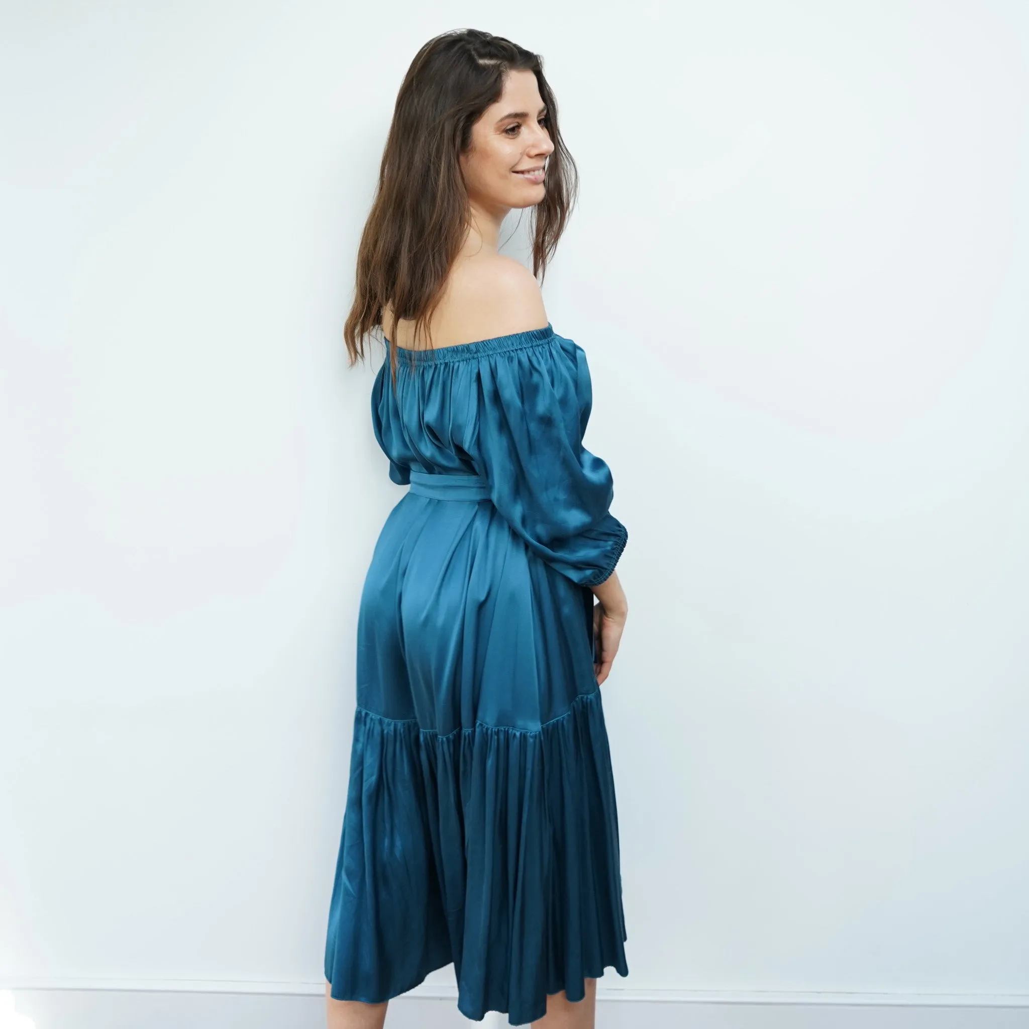 Ausus - True Teal Midaxi Dress