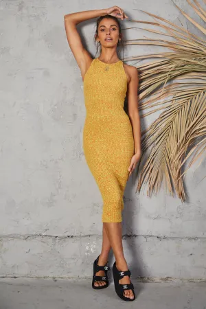 Autumn Calling Knit Midi Dress