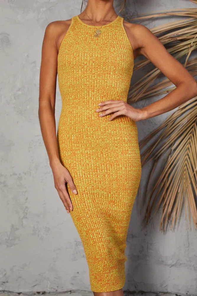 Autumn Calling Knit Midi Dress