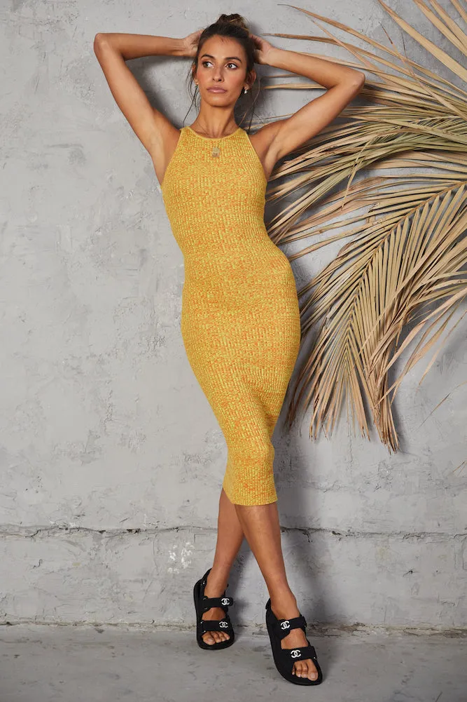 Autumn Calling Knit Midi Dress