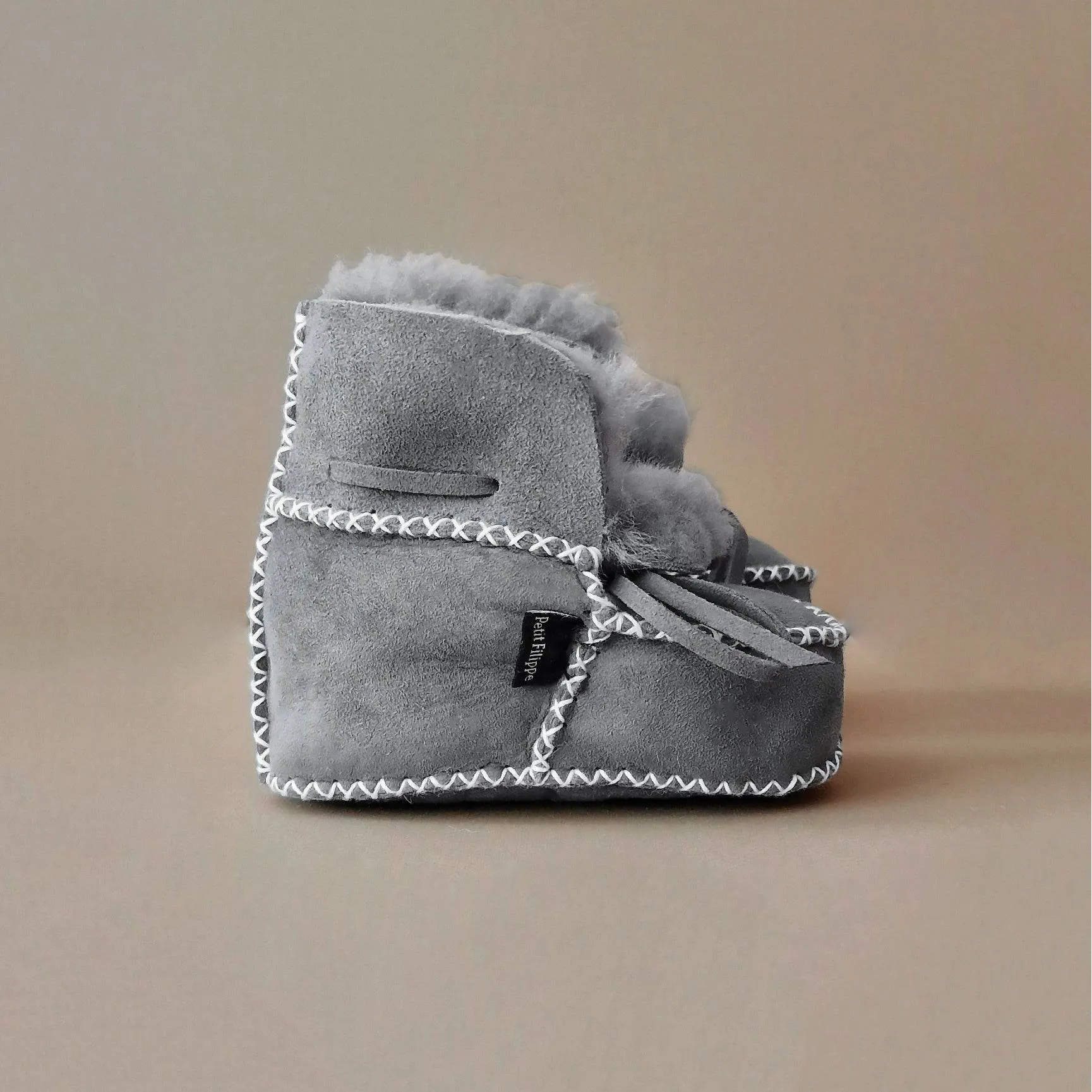 Baby - Lammy Booties - Grey Rocks!