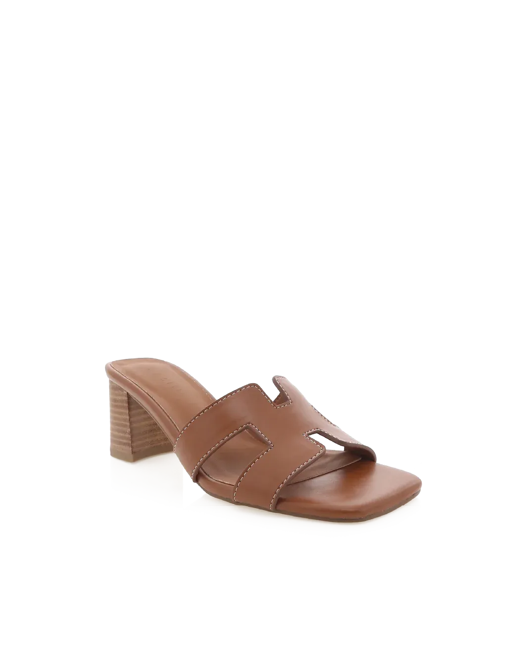 Billini Elcie Block Heel Slide - Tan