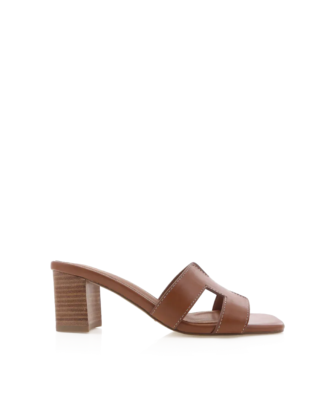 Billini Elcie Block Heel Slide - Tan