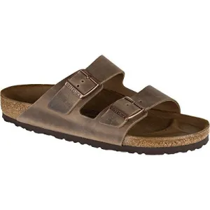 Birkenstock Unisex Arizona Soft Footbed Sandal, Tobacco Oiled Leather, 44 M EU/11-11.5 B(M) US Men