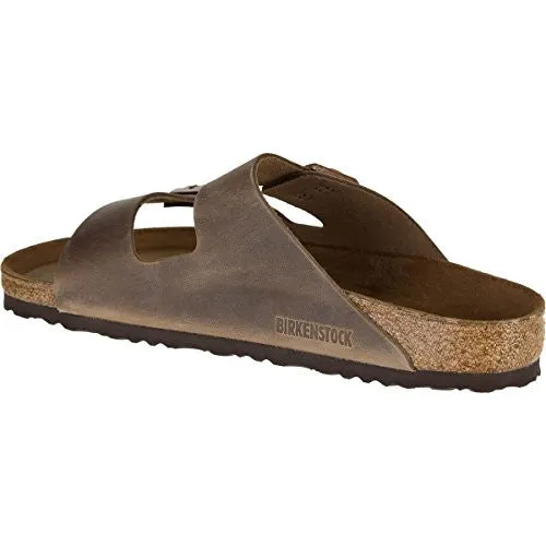 Birkenstock Unisex Arizona Soft Footbed Sandal, Tobacco Oiled Leather, 44 M EU/11-11.5 B(M) US Men