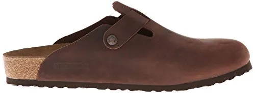 Birkenstock Unisex Boston Soft Footbed, Habana Oiled Leather, 40 M EU