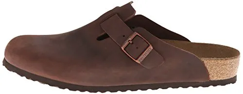 Birkenstock Unisex Boston Soft Footbed, Habana Oiled Leather, 40 M EU