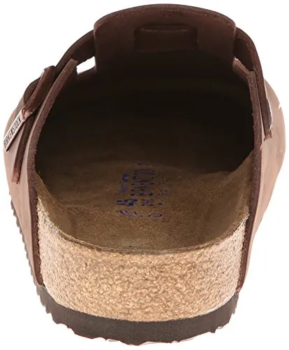 Birkenstock Unisex Boston Soft Footbed, Habana Oiled Leather, 40 M EU