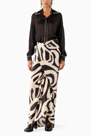 Chestnut Shirt Draped Dress