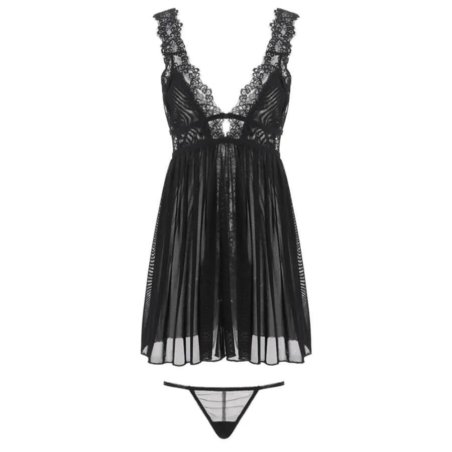 Ciara mesh slip set