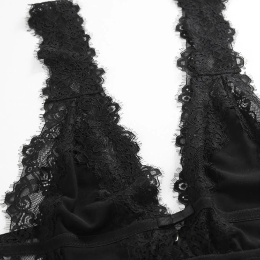 Ciara mesh slip set