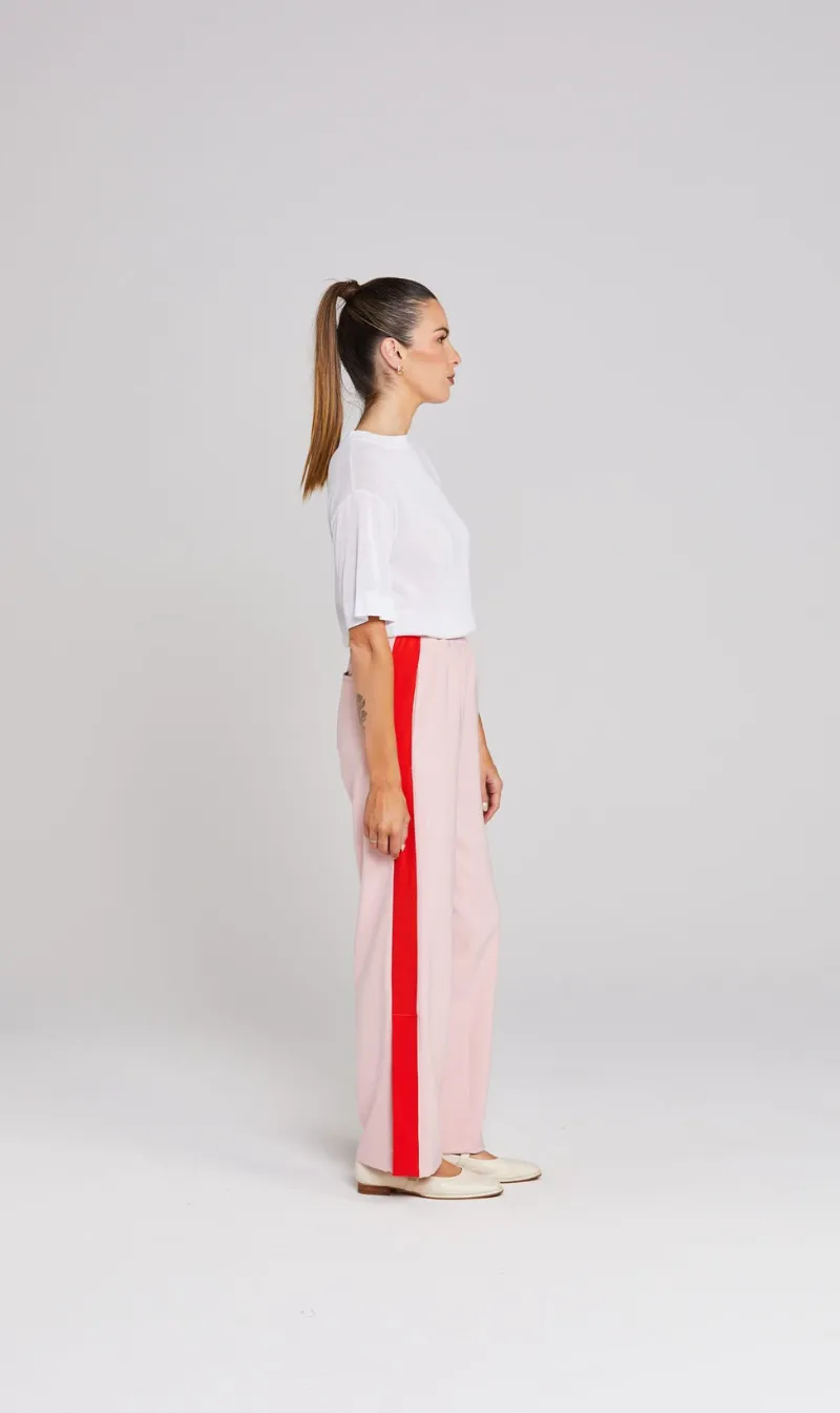 Contrast Snappy Pant