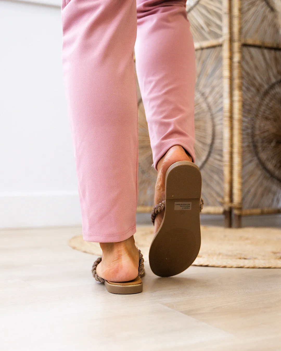 Corkys Pinky Promise Sandals - Champagne Rhinestones FINAL SALE