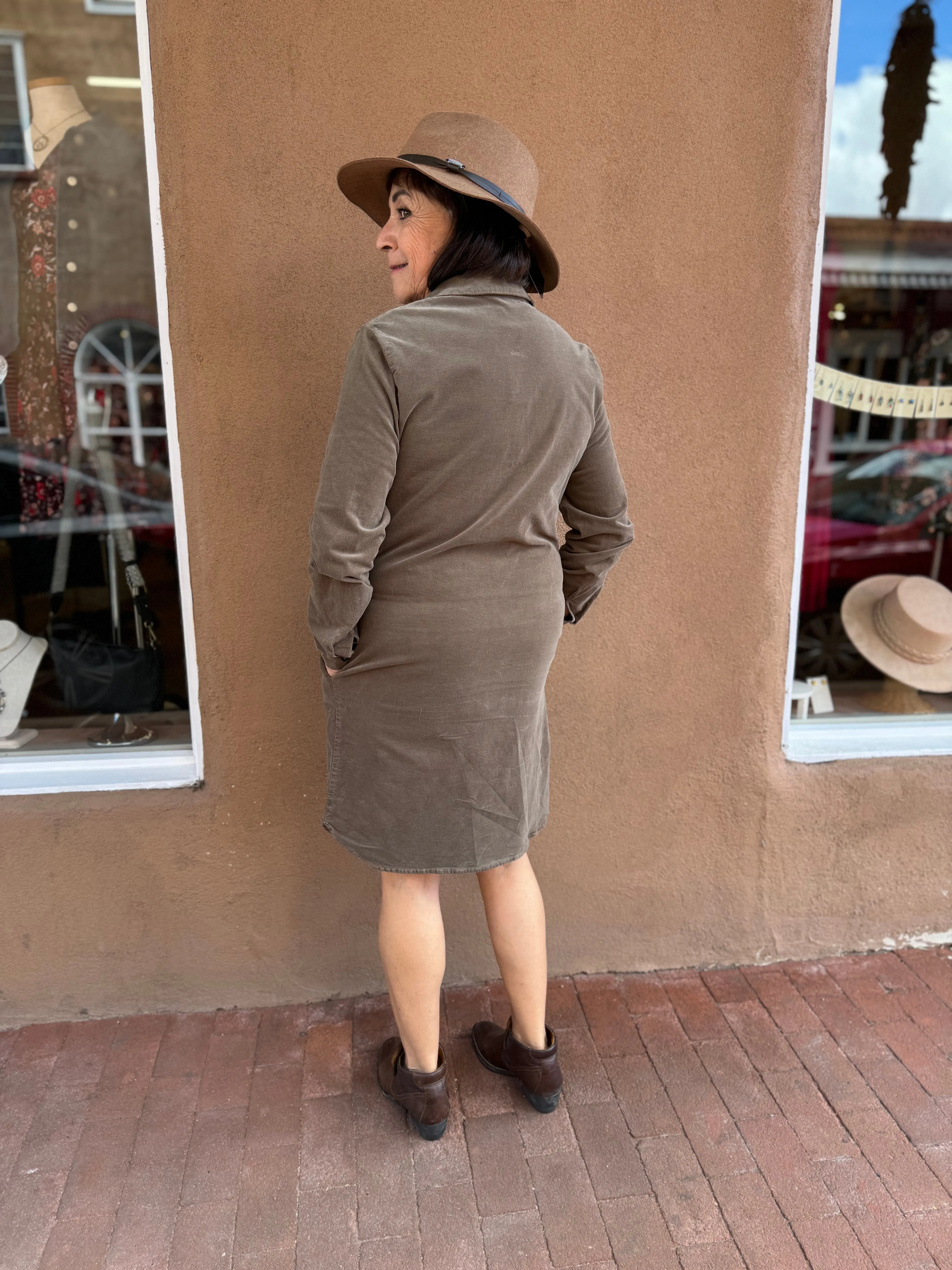 Cutloose | Corduroy Shirt Dress