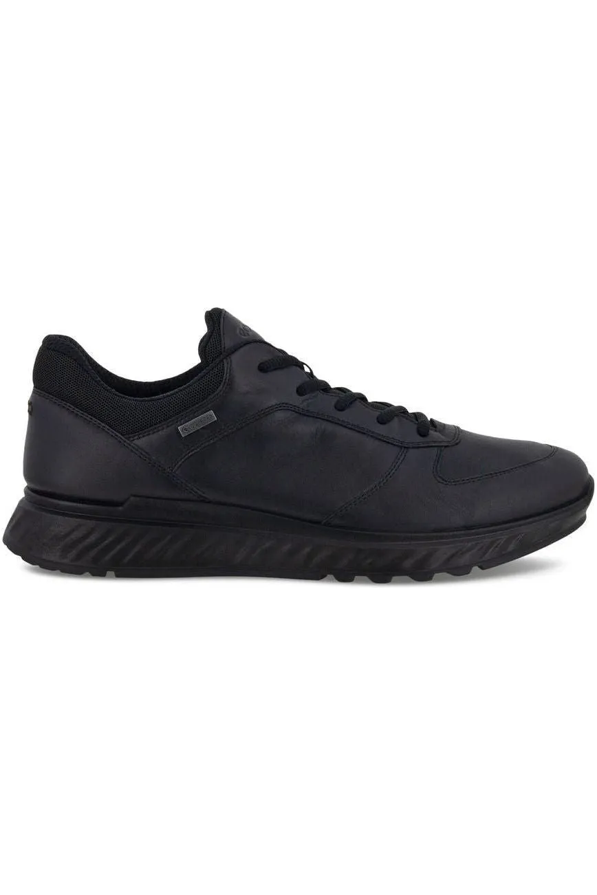 ECCO Exostride Low GTX Waterproof 835304 01001 in black leather