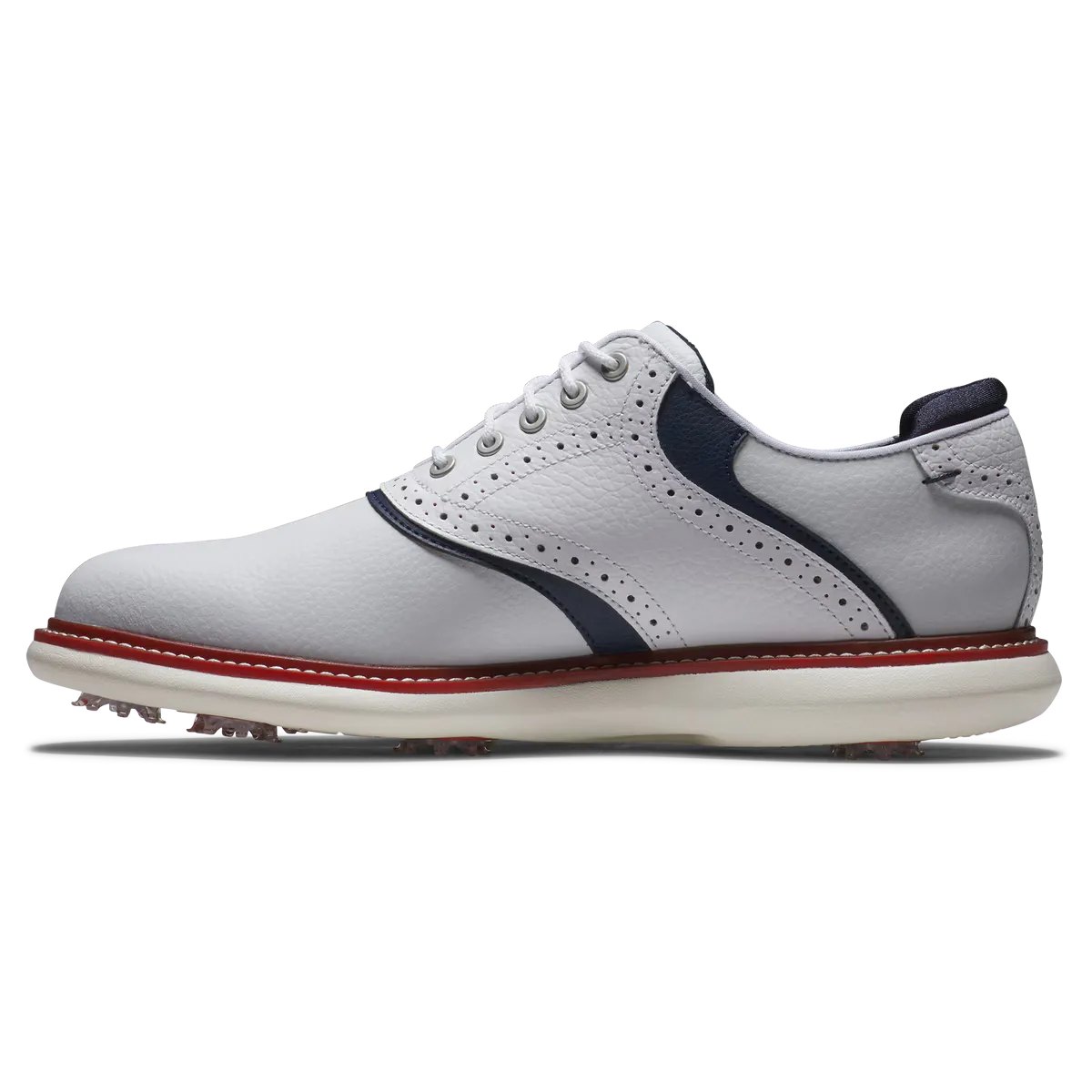 FootJoy Limited Edition Coastal Traditions Golf Shoes - White/Navy/Red