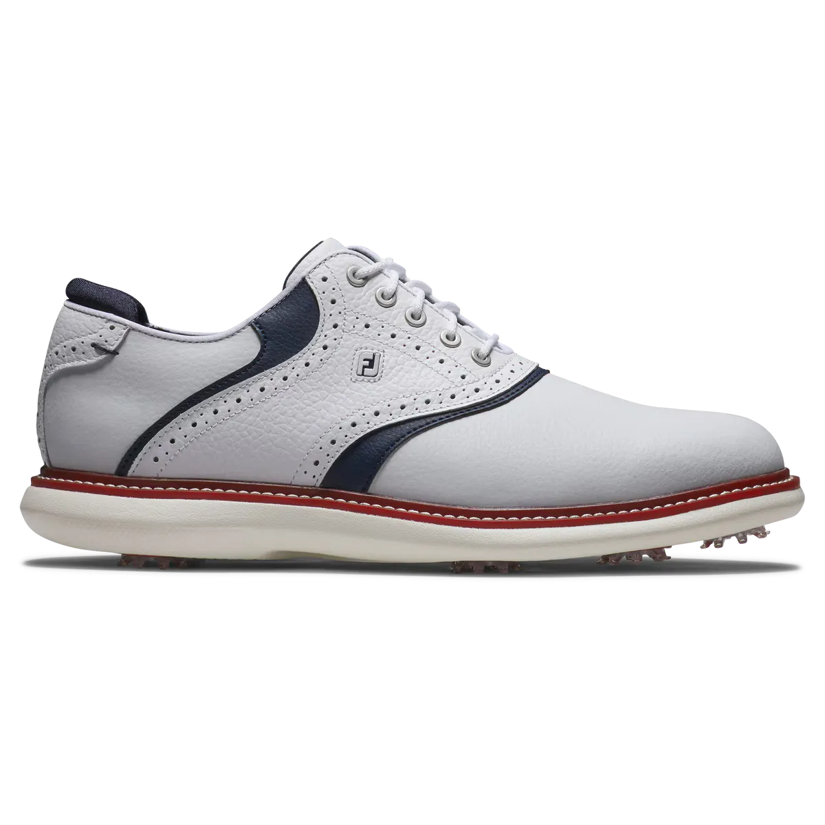 FootJoy Limited Edition Coastal Traditions Golf Shoes - White/Navy/Red