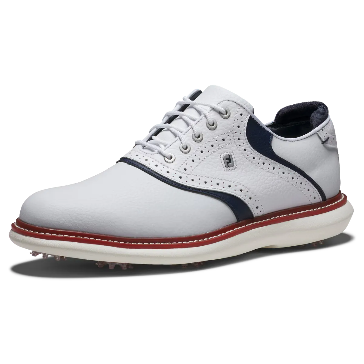 FootJoy Limited Edition Coastal Traditions Golf Shoes - White/Navy/Red