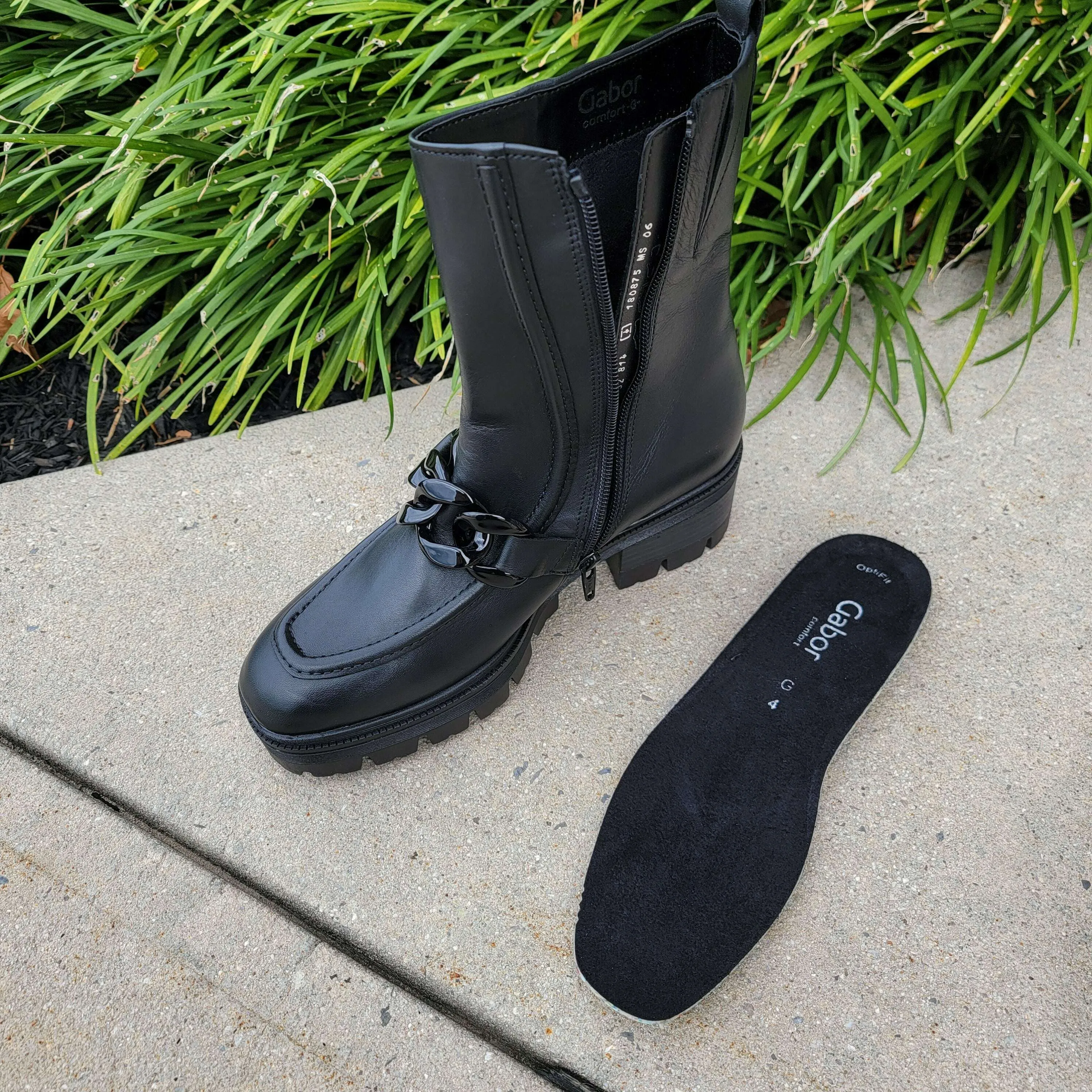 GABOR - 32.814.57 - Black Leather Boot