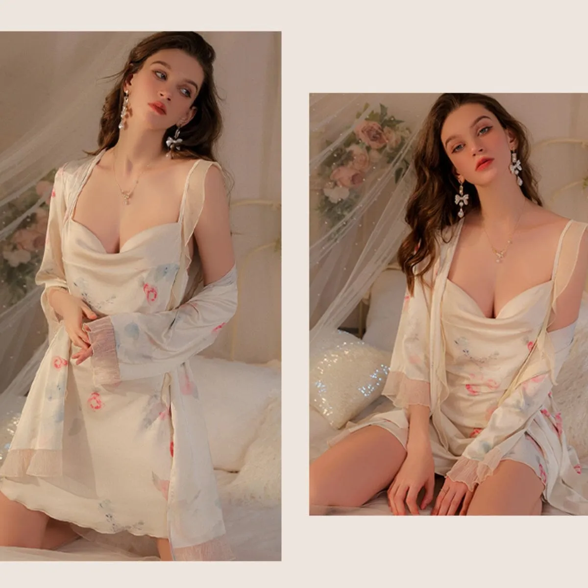 Gren satin slip