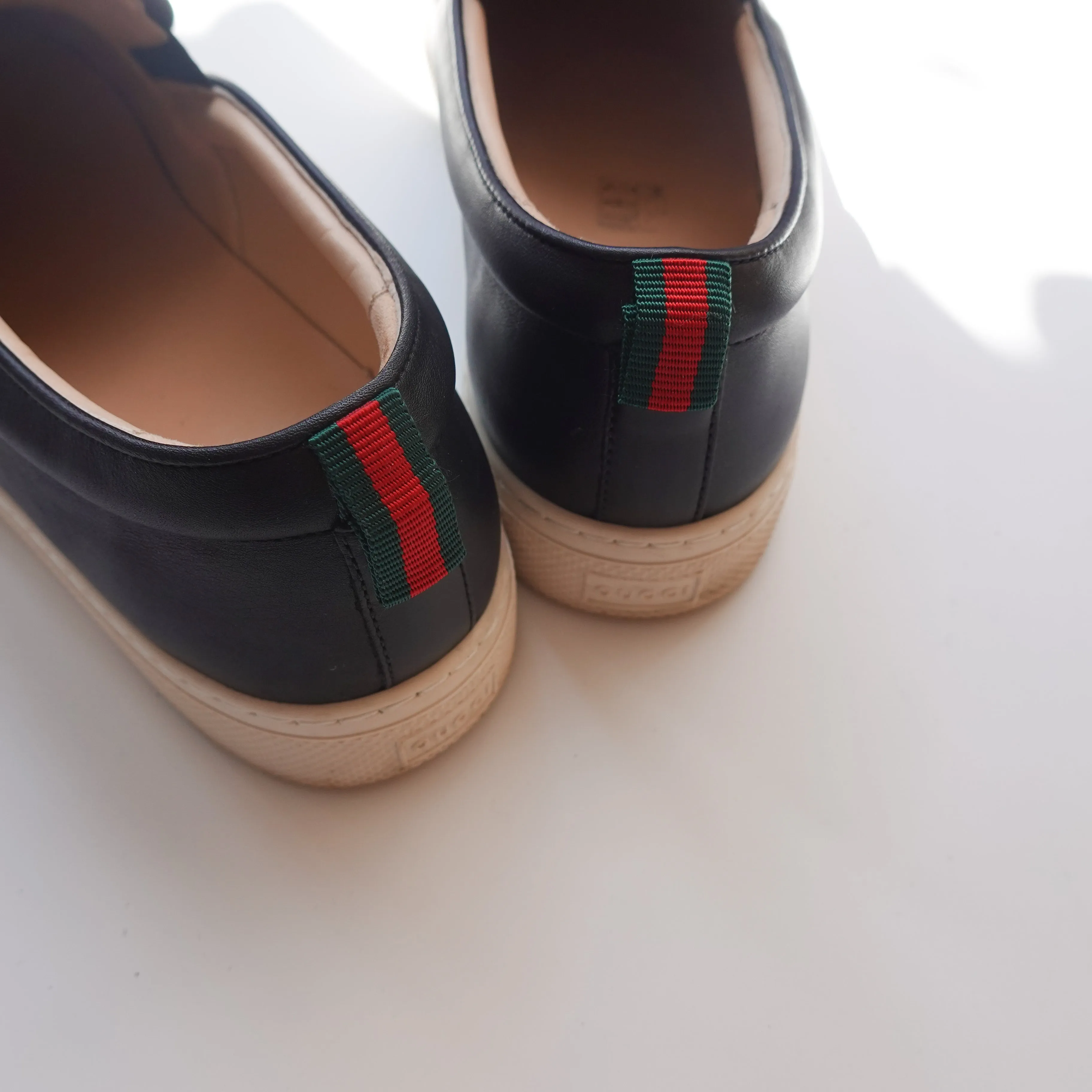 Gucci Tiger Monogram Slip Ons - Fit 10