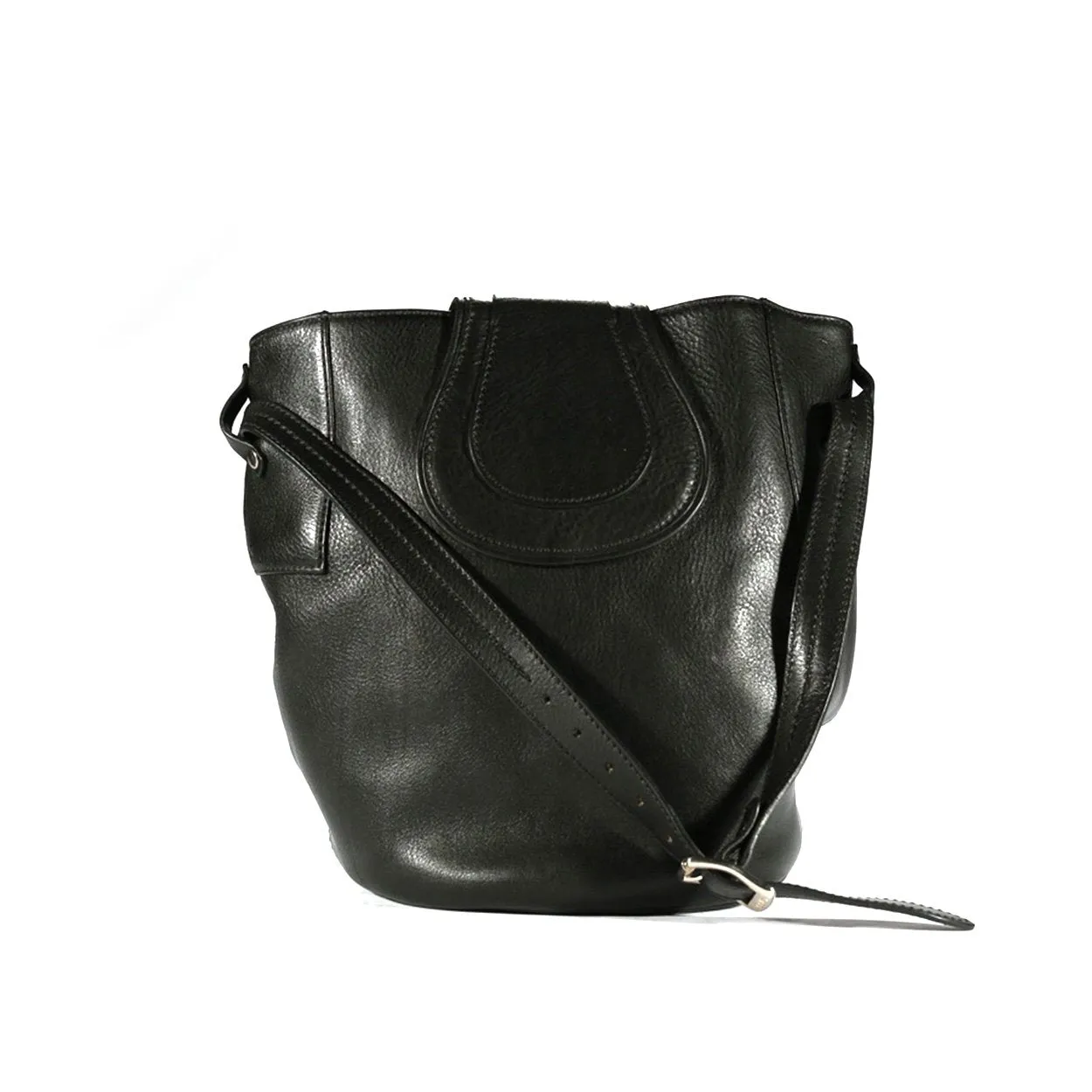 Hogan Women's Black Calf-Skin Leather Handbag (HGA1000)