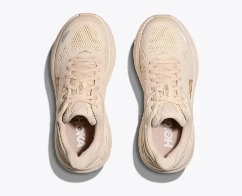 HOKA WOMENS BONDI 9 VANILLA/BIRCH