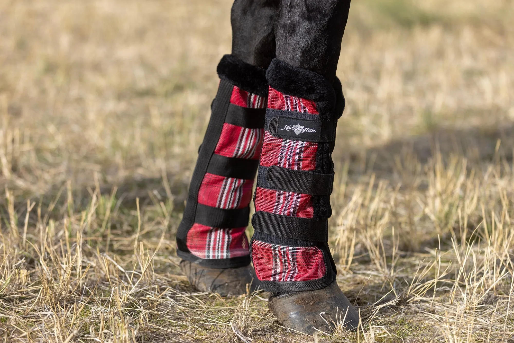 Horse Fly Boots with Fleece - Pair