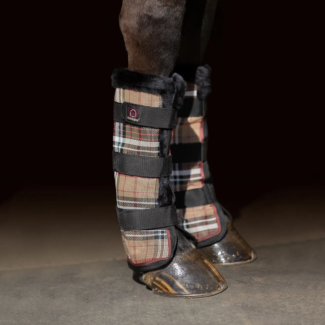 Horse Fly Boots with Fleece - Pair