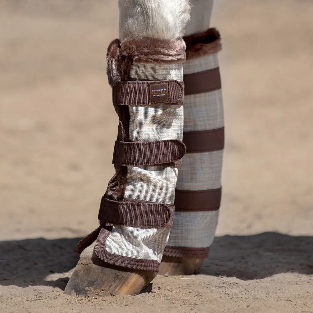 Horse Fly Boots with Fleece - Pair