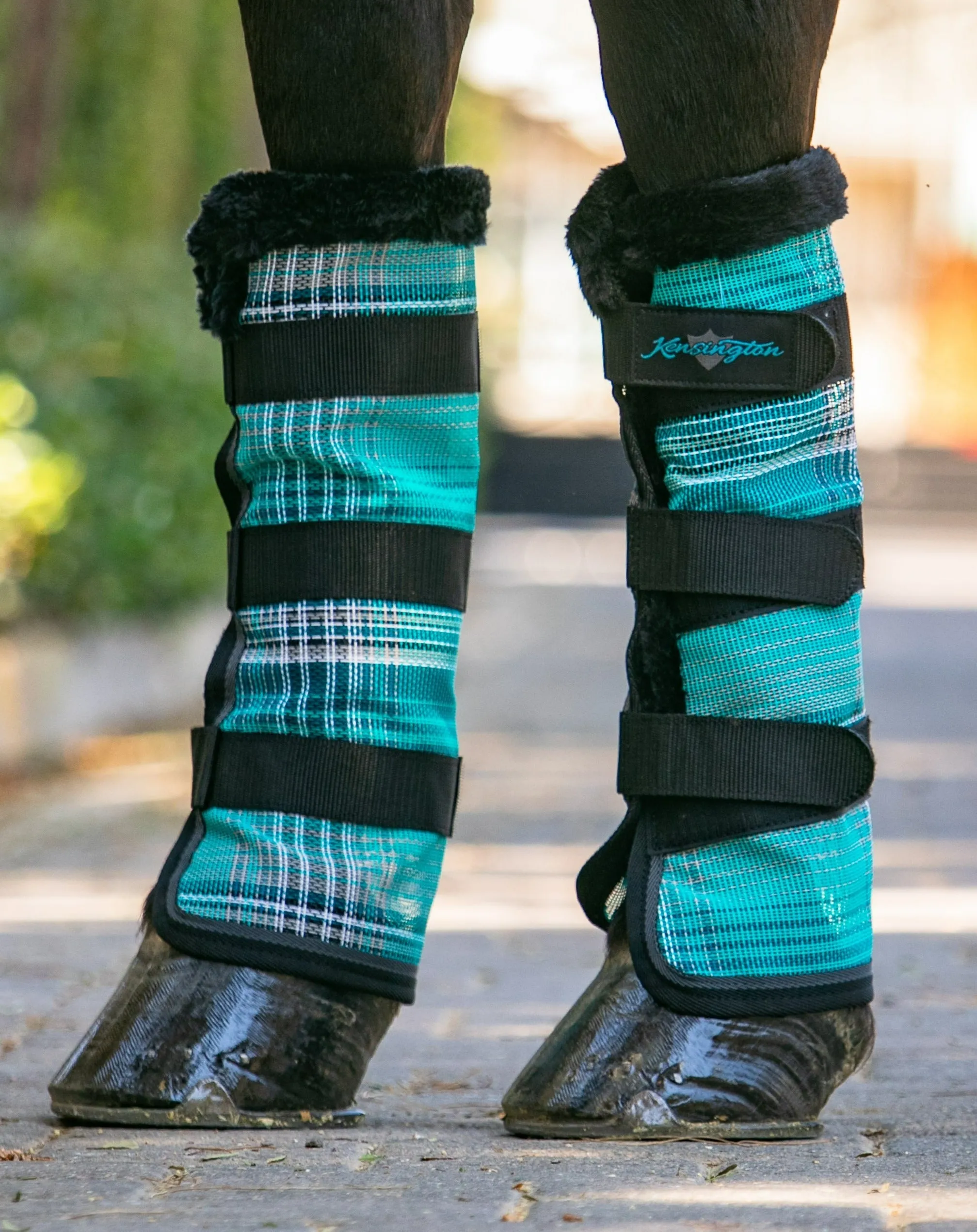 Horse Fly Boots with Fleece - Pair
