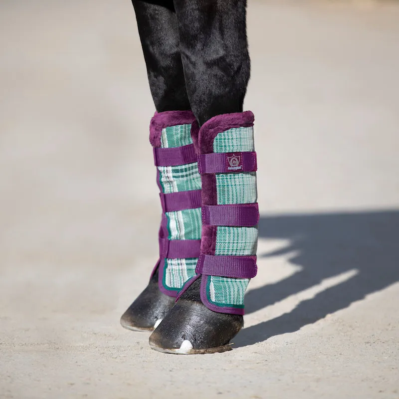 Horse Fly Boots with Fleece - Pair