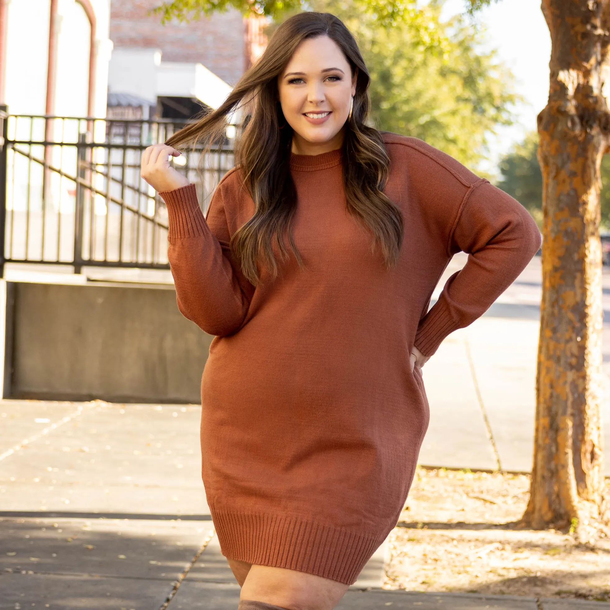 How Will I Know Dress, Pecan