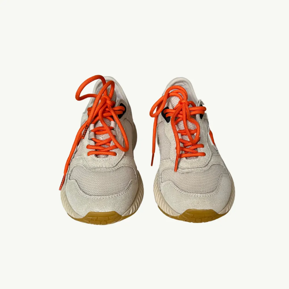 Isabel Marant Ewie Sneakers - Ecru/Orange