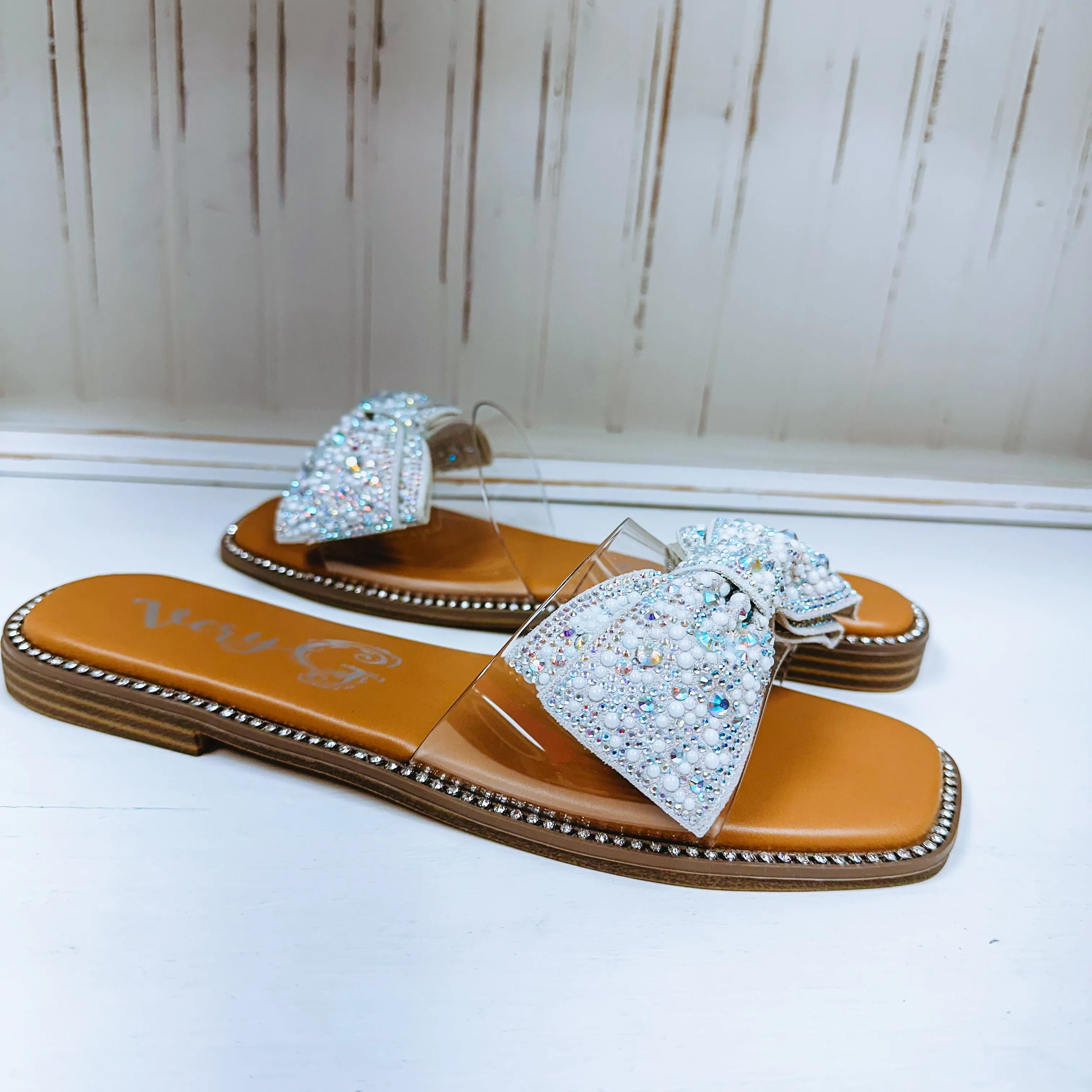 Jessica Sandals - White
