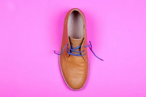Mavericks Dylan shoelace in blue waxed cotton