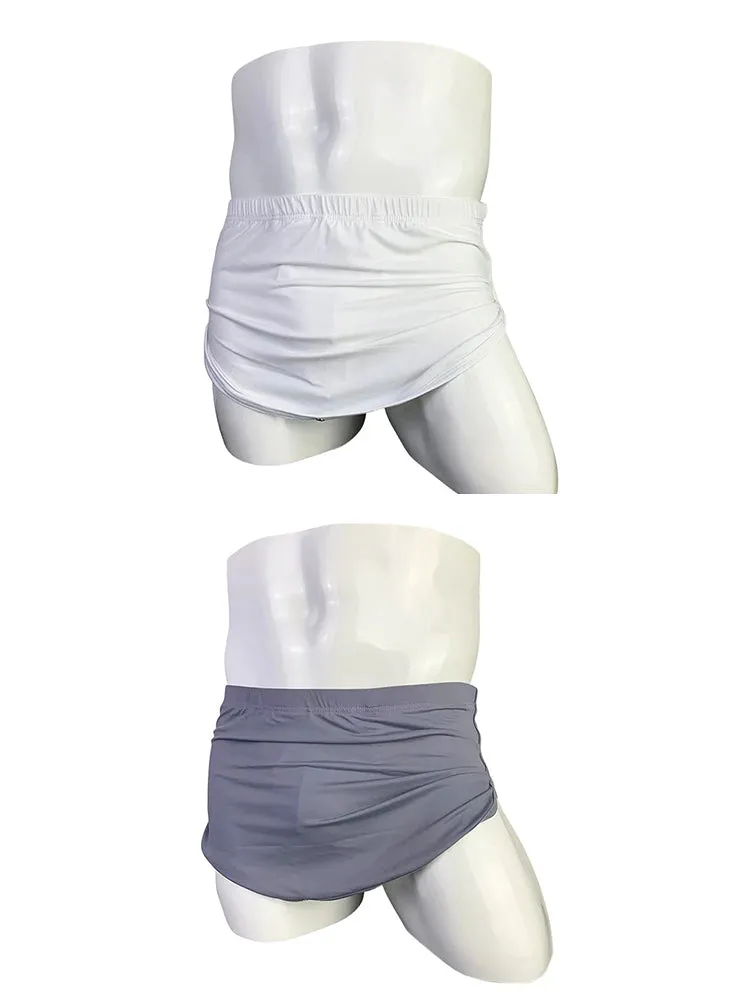 Men's Detachable Ice Silk Underwear Home Pants