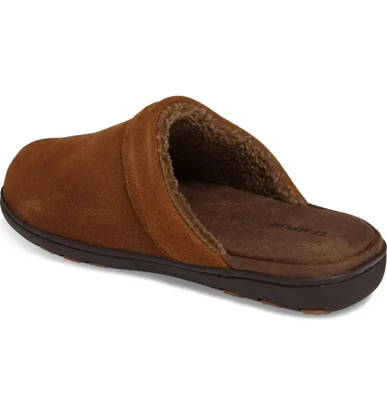Mens Tempur-Pedic Lonny  Ultra-Cushioned Scuff Slipper for Cozy Comfort