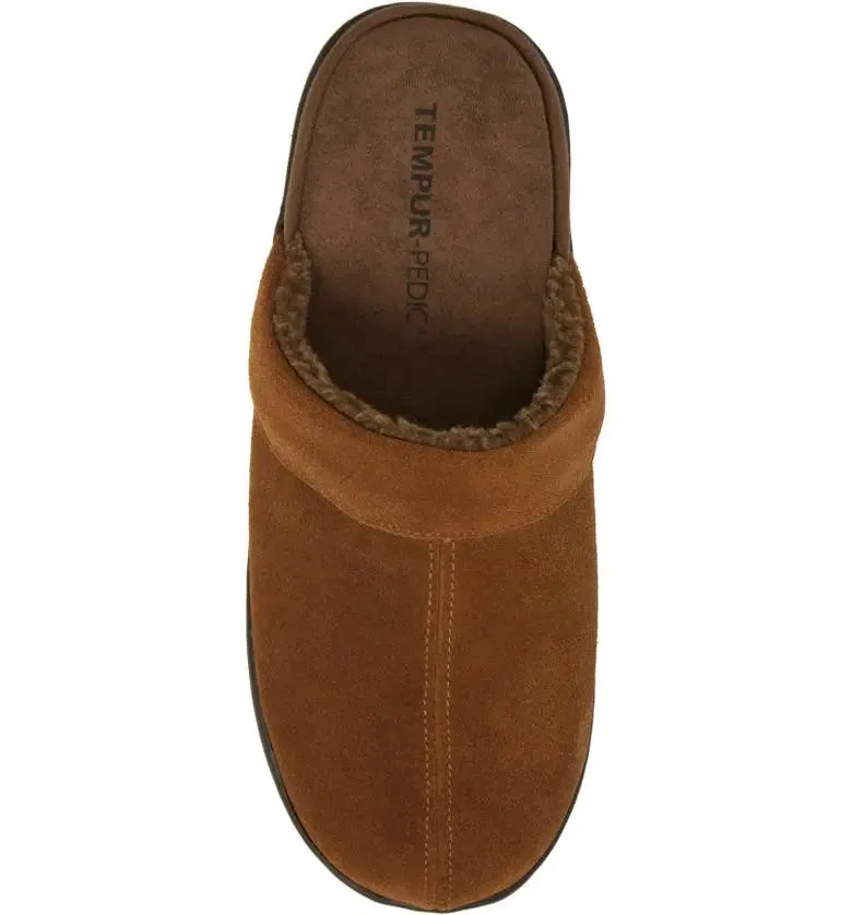 Mens Tempur-Pedic Lonny  Ultra-Cushioned Scuff Slipper for Cozy Comfort