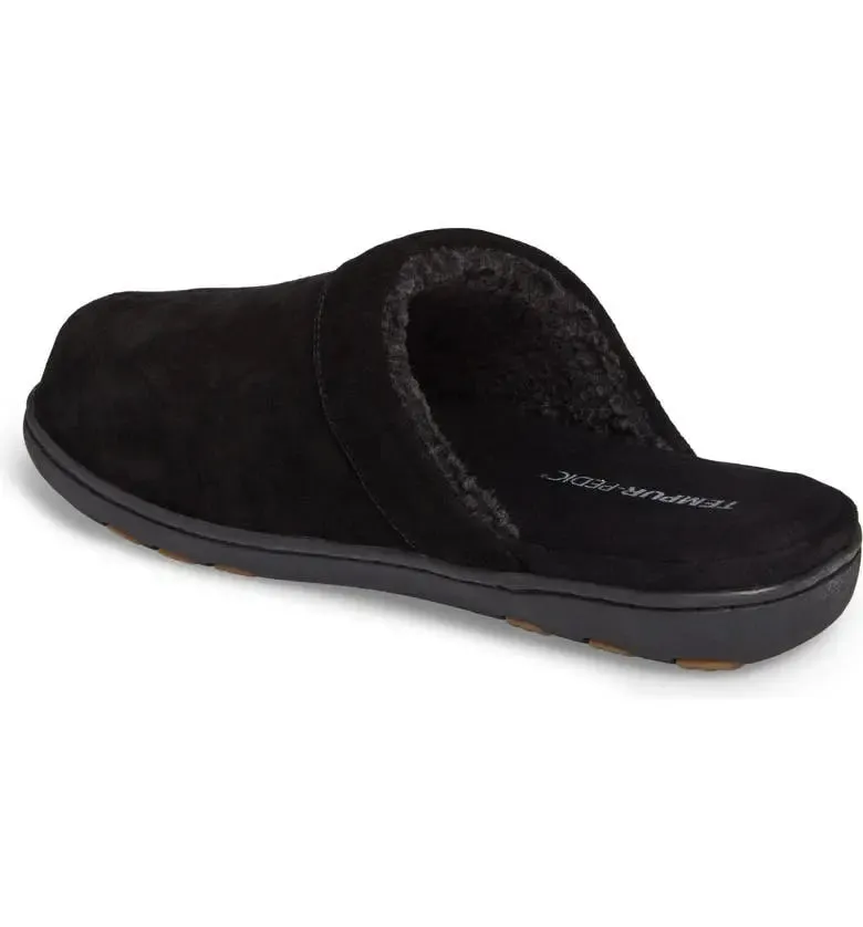 Mens Tempur-Pedic Lonny  Ultra-Cushioned Scuff Slipper for Cozy Comfort