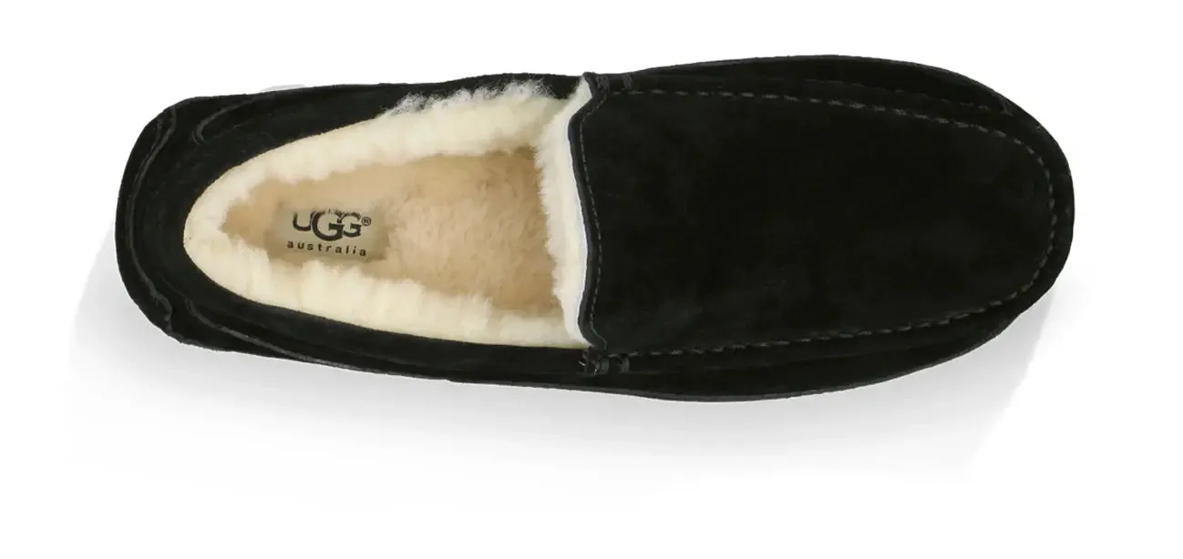 Mens UGG Ascot (Suede)  Classic Moc-Toe Slipper with Indoor/Outdoor Comfort