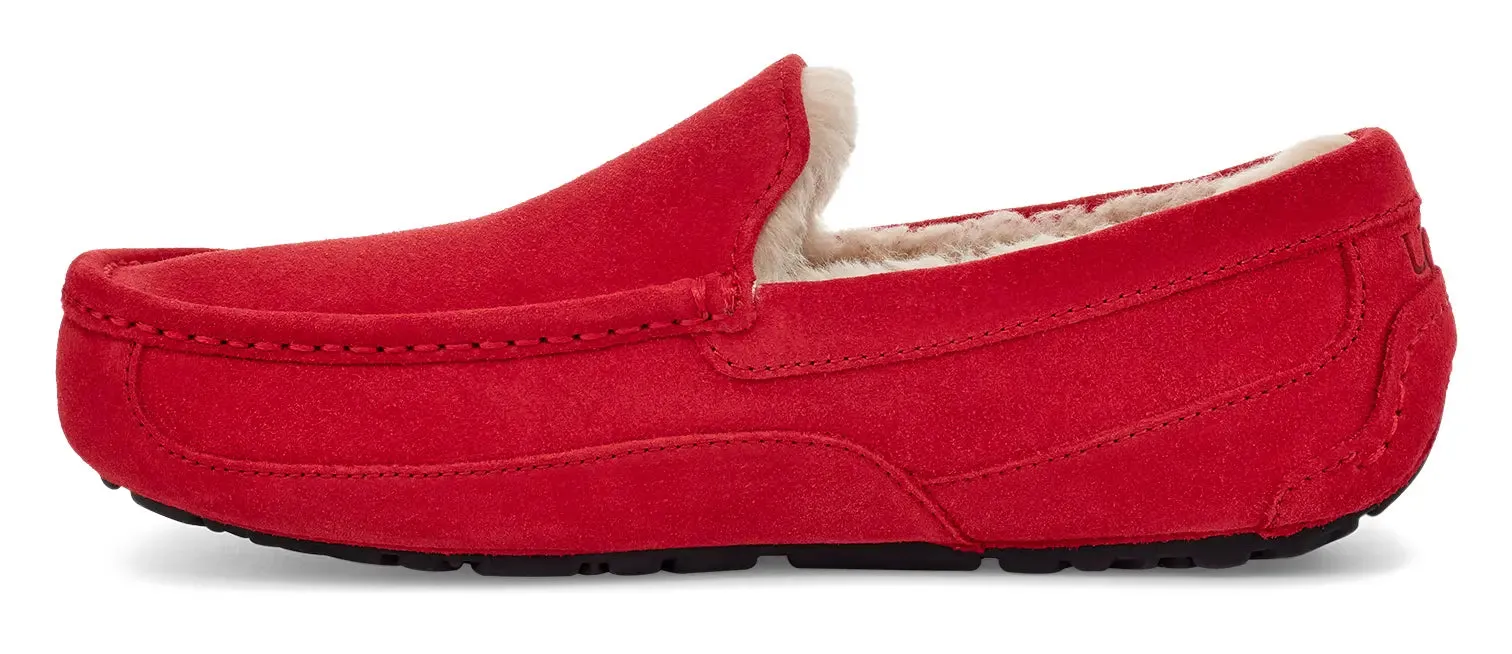 Mens UGG Ascot (Suede)  Classic Moc-Toe Slipper with Indoor/Outdoor Comfort