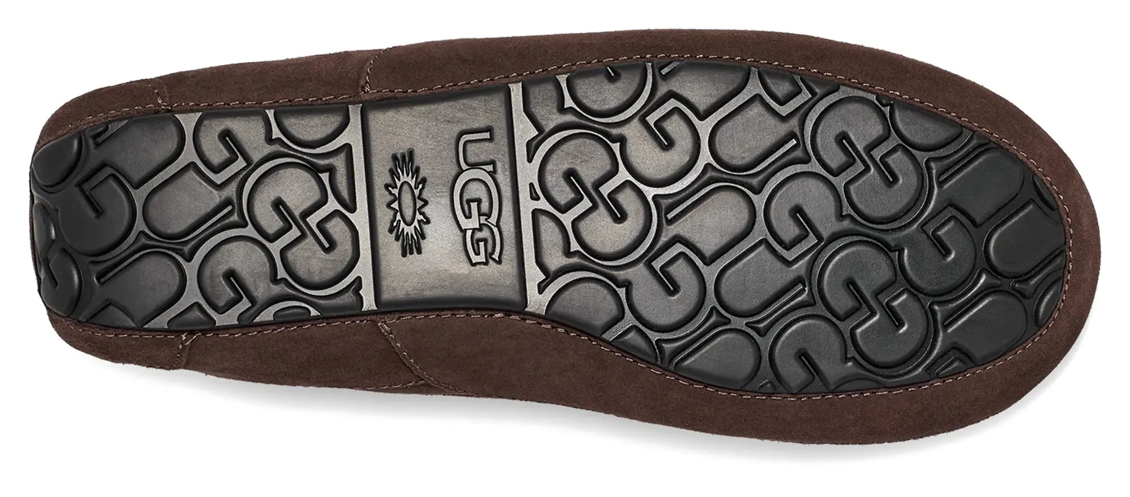 Mens UGG Ascot (Suede)  Classic Moc-Toe Slipper with Indoor/Outdoor Comfort