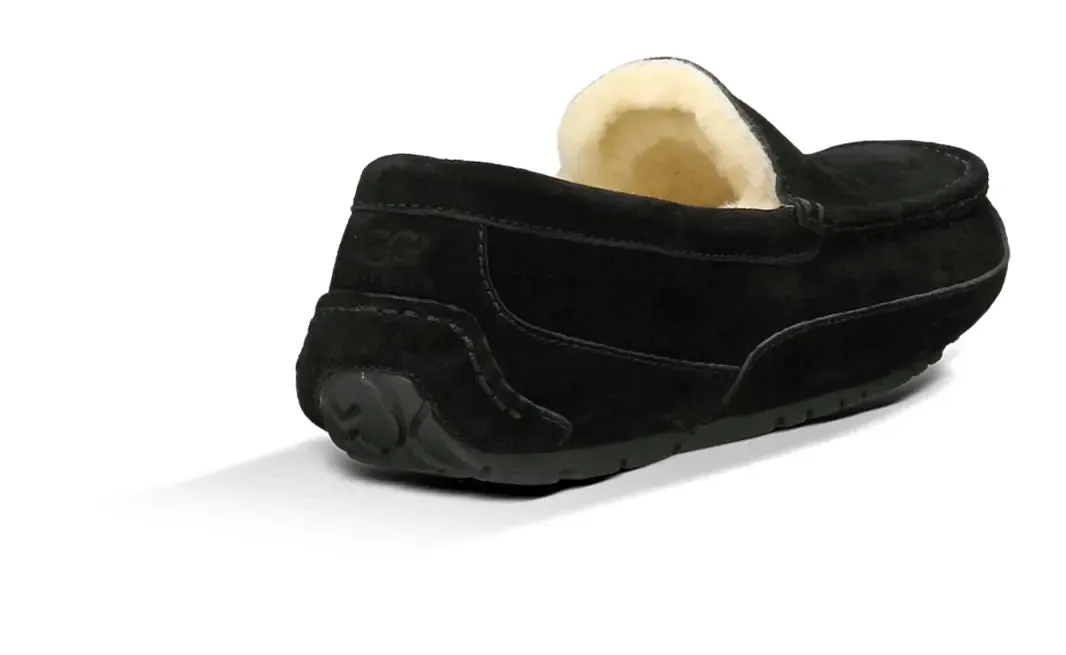 Mens UGG Ascot (Suede)  Classic Moc-Toe Slipper with Indoor/Outdoor Comfort