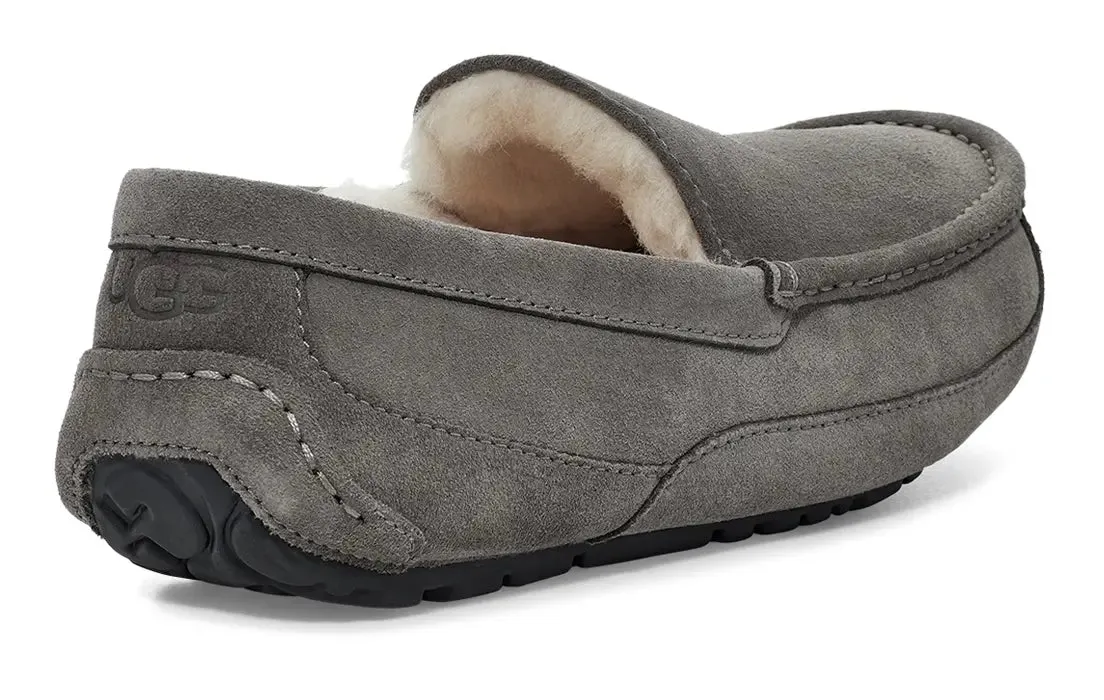 Mens UGG Ascot (Suede)  Classic Moc-Toe Slipper with Indoor/Outdoor Comfort