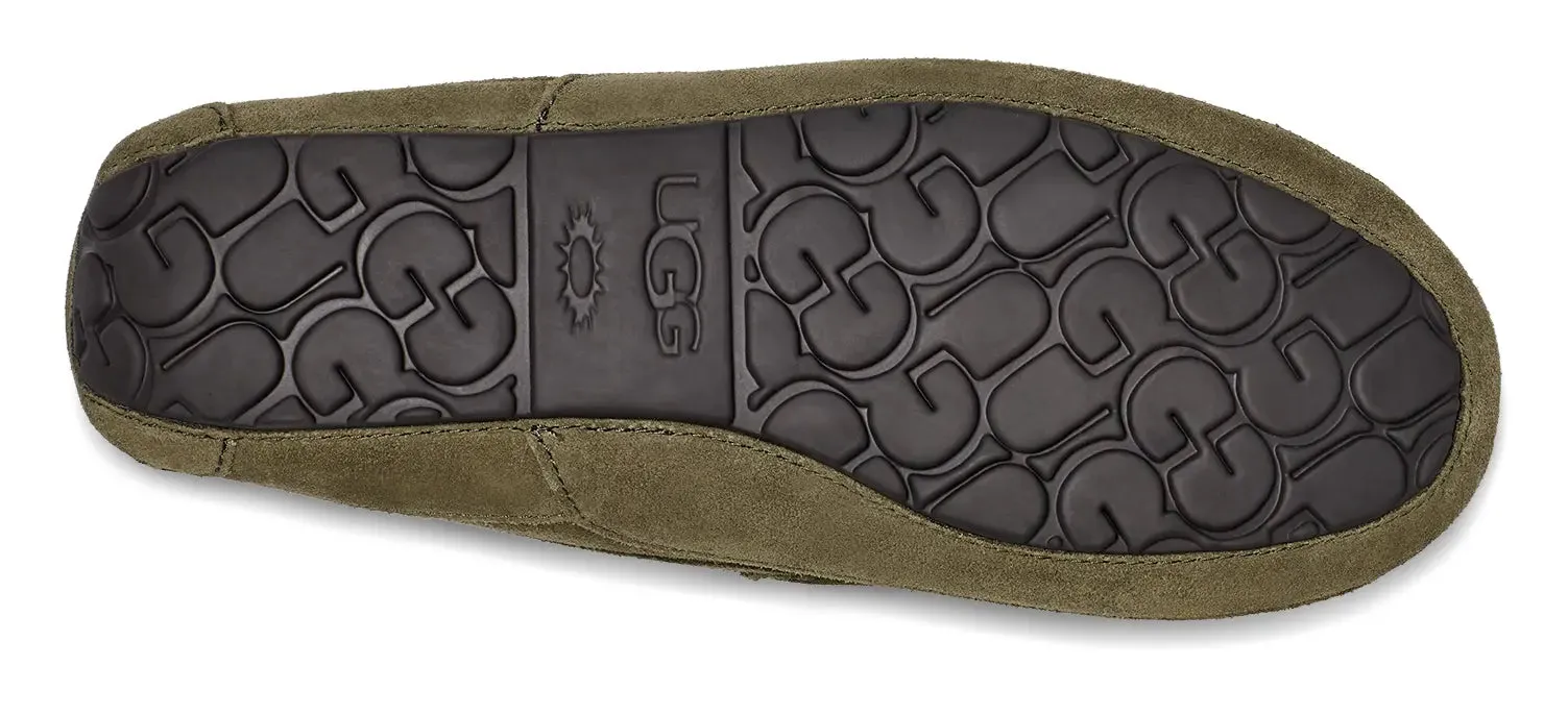 Mens UGG Ascot (Suede)  Classic Moc-Toe Slipper with Indoor/Outdoor Comfort