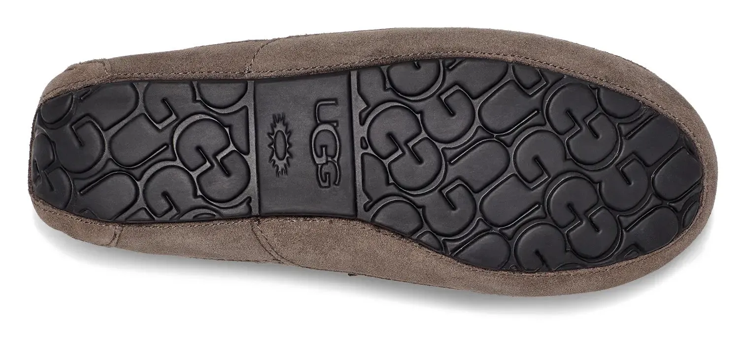Mens UGG Ascot (Suede)  Classic Moc-Toe Slipper with Indoor/Outdoor Comfort