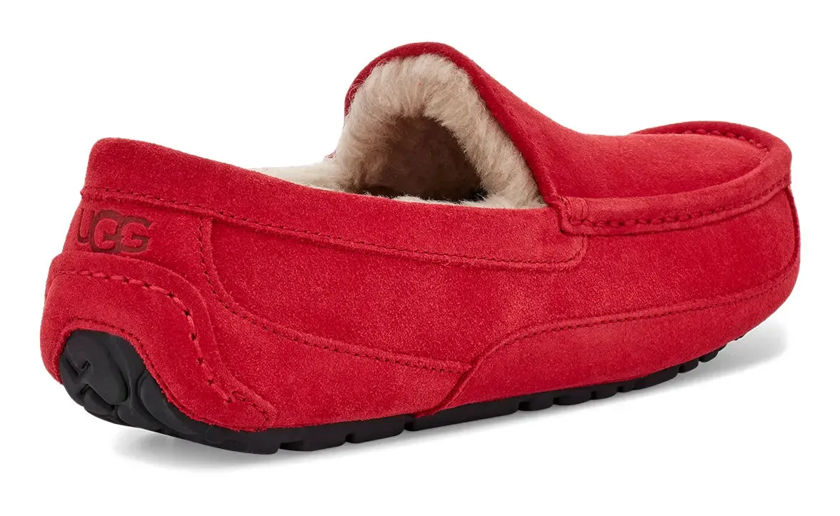 Mens UGG Ascot (Suede)  Classic Moc-Toe Slipper with Indoor/Outdoor Comfort